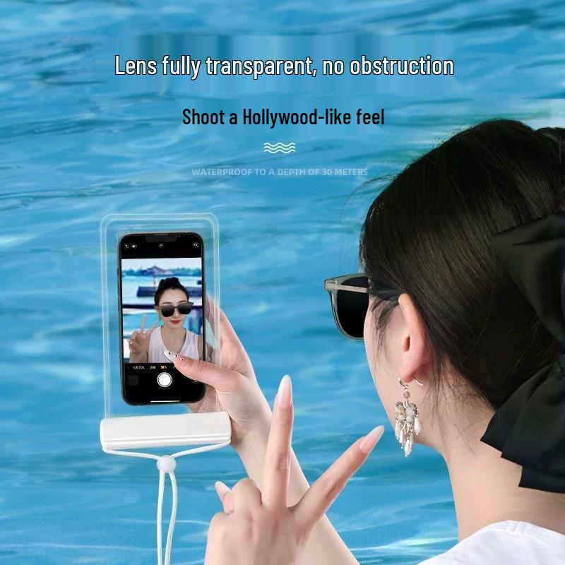 Waterproof Phone Bag for Photography & Swimming - Touchscreen Compatible, Perfect for Diving, Rafting, Snorkeling, Beach, and Water Park Fun