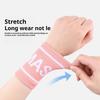2PCS Elastic Sports Wristbands Tennis Sweat Bands Wrist Guard For Basketball Volleyball padel Fitness Sweatbands Wrist Wrap Cuff