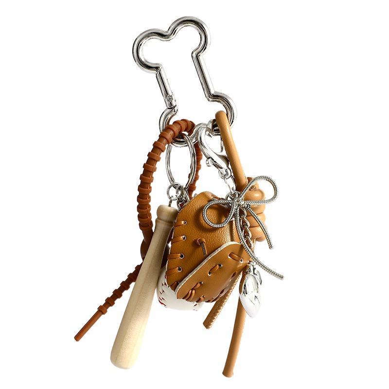 Neue Baseball Tennis Golf Schlüsselanhänger Handgemacht Sportlicher Stil Seil Schlüsselanhänger DIY Paar Tasche Lanyard Valentinstagsgeschenk