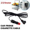 2/3/4M Car Fridge Cigarette Lighter Plug 12V-24V Aoto Car Refrigerator Cooler Extension Power Cables Charging Replacement Line