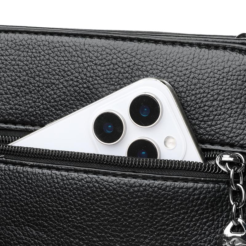 PU Middle-aged Mother Bag Women's Shoulder Crossbody Small Square Bag