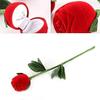 Romantische Rose Verlobung Hochzeit Ohrring Ring Anhänger Charme Schmuck Vitrine