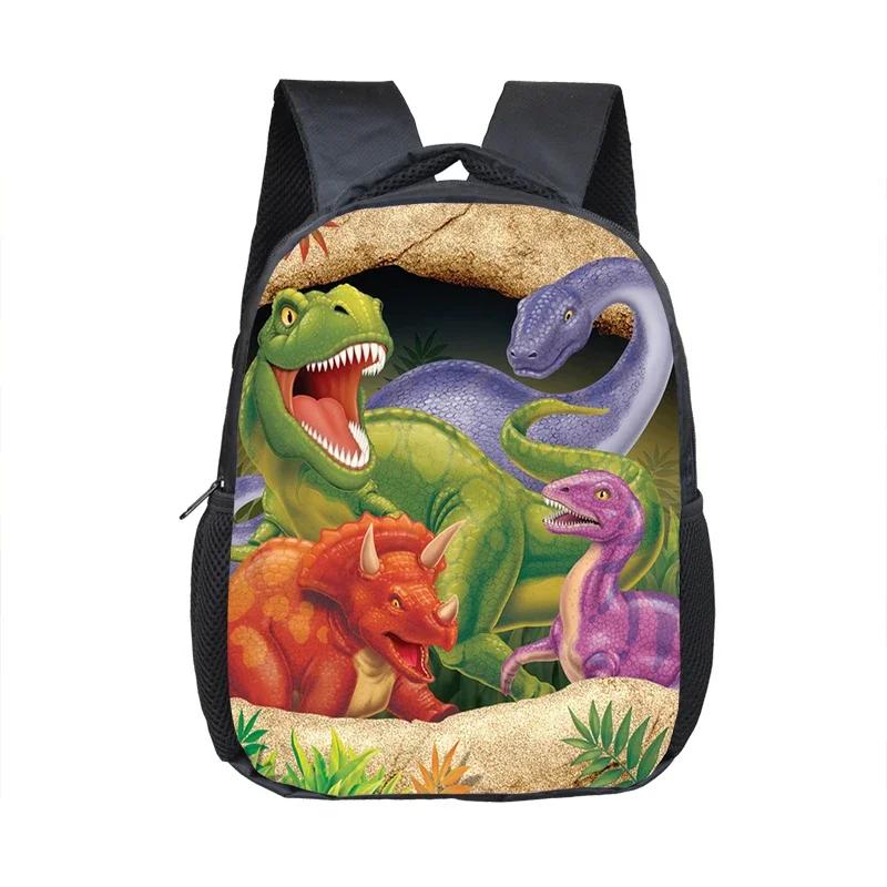16 Inch Animals Dinosaur Backpacks Dinos Children School Bags Baby Toddler Bag Boys Backpack for Kids Kindergarten Bags Gift