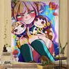 Himiko Toga Boku No Hero Academia Printed Wall Tapestry Indian Buddha Decoration Witchcraft Bohemian Hippie Wall Art Decor