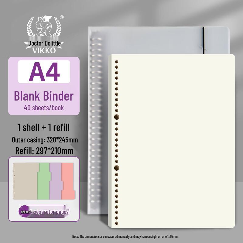 Dori Doctor Refillable Loose-Leaf Notebook Binder