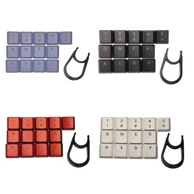 Stilvolle ABS-Tastenkappen mit strukturierter Oberfläche und taktiler Textur für G813/G815/G915/G913 TKL, rutschfest, für Gamer und Profis, 13 Stück