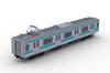 PLUM JR East 209 Series DC Train Type Keihin Tohoku Color Moha 208 Display Model Unpainted Plastic Kit PP178 Plakit-Extra 1/80 209/Moha