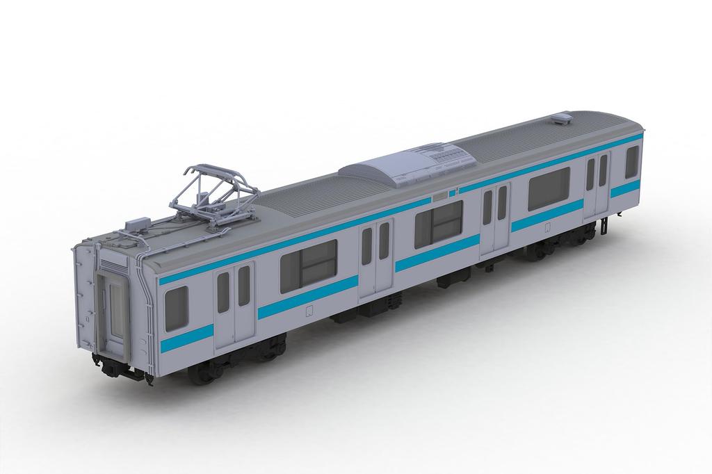 PLUM JR East 209 Series DC Train Type Keihin Tohoku Color Moha 208 Display Model Unpainted Plastic Kit PP178 Plakit-Extra 1/80 209/Moha
