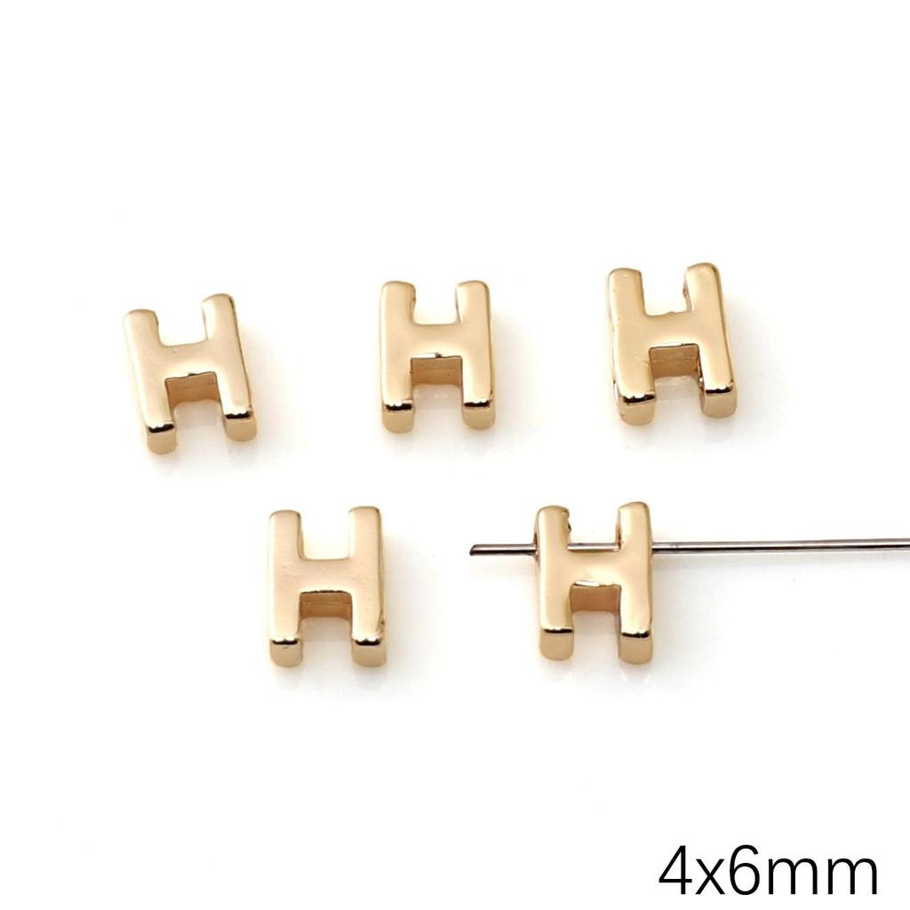 Mini Ciondolo Lettera Inglese in Rame per Creazione Gioielli Fai da Te Componenti Accessori
