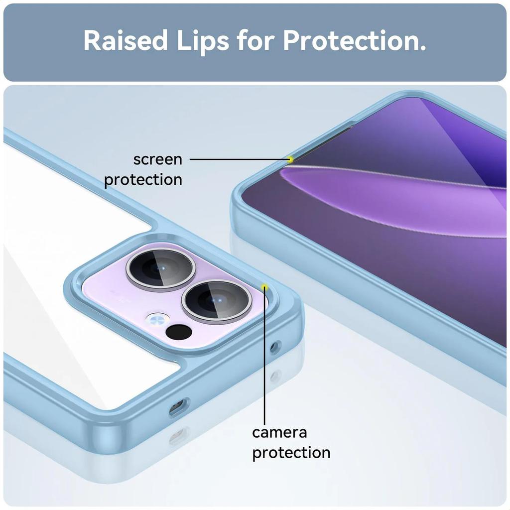 Phone Case For Oppo Reno13 F , Clear Transparent Phone Case Cover For Oppo Reno13 F