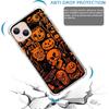 Witchy Halloween Skull Case Compatible with iPhone 13, Spooky Halloween Pumpkin Case for iPhone 13, Cool Cute TPU Bumper Phone Case Cover