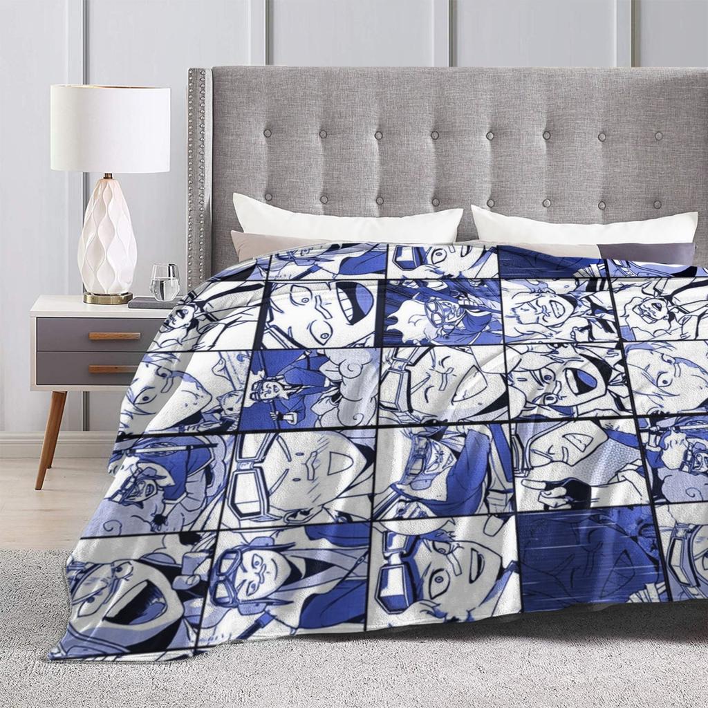 Oboro Shirakumo Collage Plush Blanket Boku No My Hero Academia Academy Throw Blankets for Home 200x150cm Bedspreads,