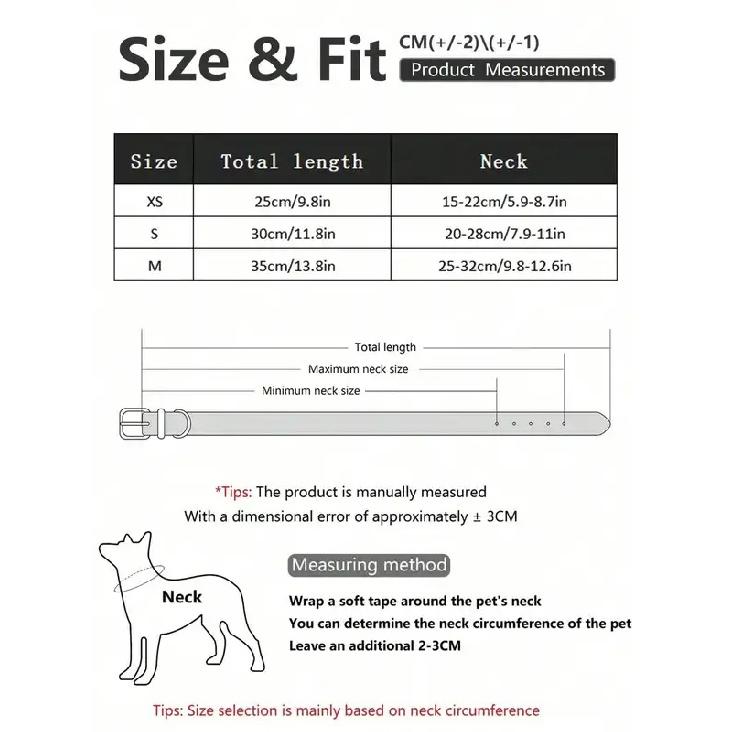 Sparkly Rhinestone Pet Collar - Glitter PU Leather Adjustable Cat Collar, Shiny Crystal Bling Collar for Small Dogs, Puppies