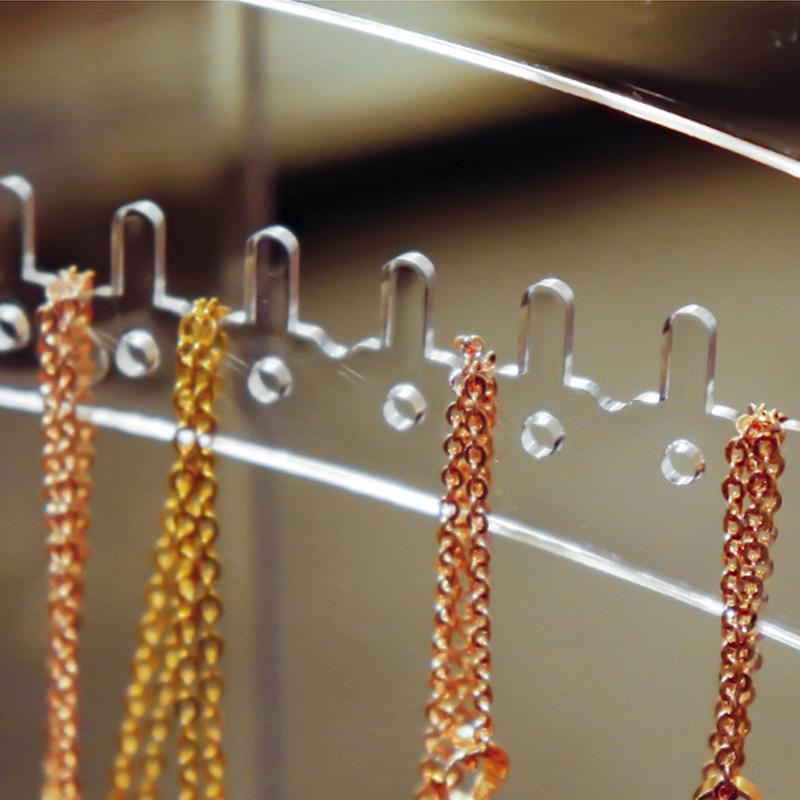A Clear Earring And Necklace Display Case, Vintage Plastic Storage Case With Drawers For Bracelets, Rings And Accessories