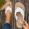 Anti-slip Shoes - Casual Flat-bottomed Lightweight Large-size Women's Slippers