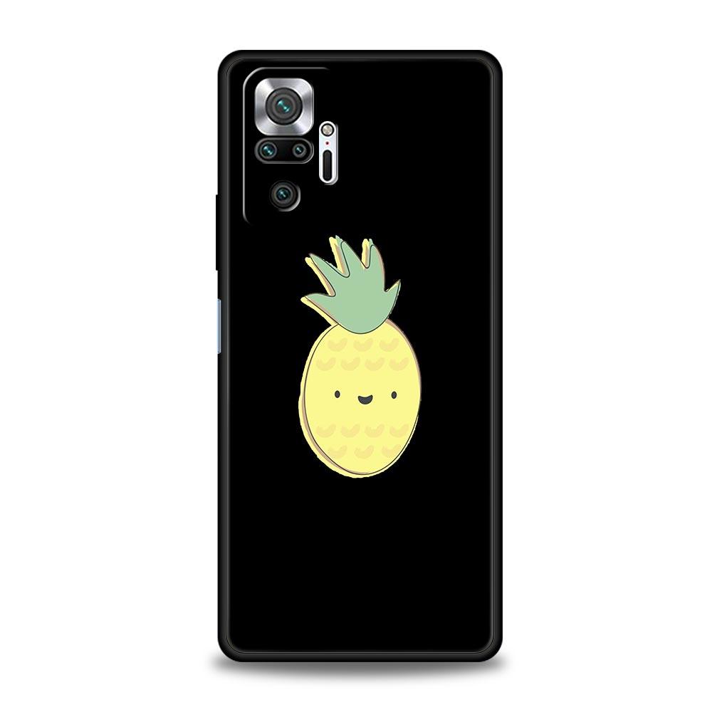 Phone Case For Xiaomi Redmi Note 10 11 9 8 Pro 9S 7 8T 9T 9A 8A 9C K50 K40 Gaming Cover Kawaii Avocado Cartoons Panda Flower