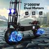 TOURSOR E5B  Foldable Electric Scooter for Adults 6000W Motor 85km/h Speed 120km Range 60V40AH Battery 11-inch Off-road Tires