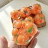 Orange Coconut Oil Handmade Ball Moldable Fruit Jelly Squishy Scented No Rebound Stress Relief Sensory Gift