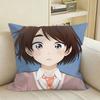Manga Hananoi-kun to Koi no Yamai Square Sofa Pillow Cover Solid Color Living Room Home Decor Cushion Case