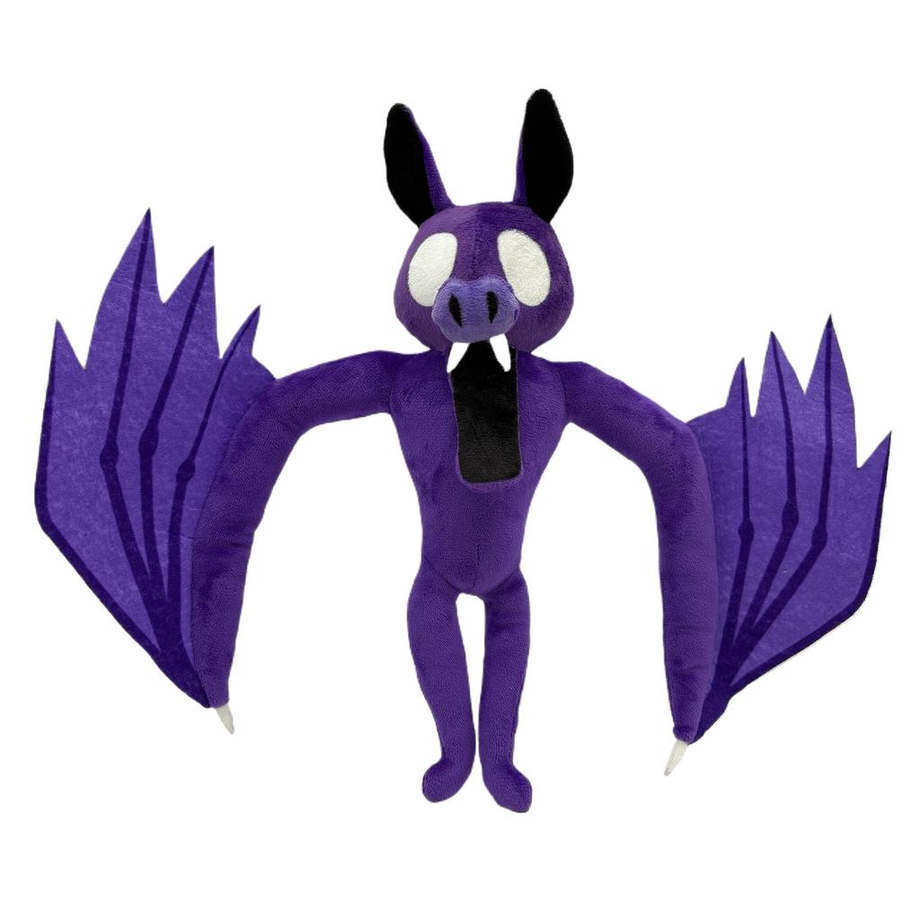 Purple Bat 99 Night Plush Toys Peripherals Game 99 In The Forest Bat Wing Stuffed Dolls Holiday Gifts Room Party Decoration