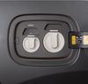 Silicone Waterproof Magnetic Charging Port Cover for Ideal L6-L9 Cars - Black Tech Accessory