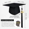 Matte Graduation Cap with 2026 Tassel for High School & BachelorWM