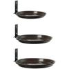 Weather Resistant 3 Pack Tree Mounted Bird Feeder and Bath with Foldable Space Saving Design for Outdoor Garden