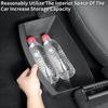 For Tesla Model Y Juniper Launch 2025 Front Under Seat Storage Box TPE Under Seat Hidden Storage Tray Interior Accessories