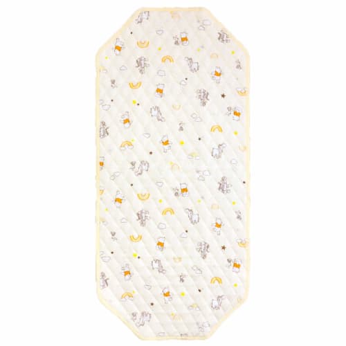 

un doudou cool покрывало для детской кроватки 60 x 130 см disney pooh & friends сетчатая спинка с эластичными уголками nz2826-e