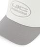 Eondeokeonteulol Summer Mesh Sunblock Logo Color Block Ball Cap Unisex Baseball Cap Uc Circle / Mesh Trucker B B / P Grey