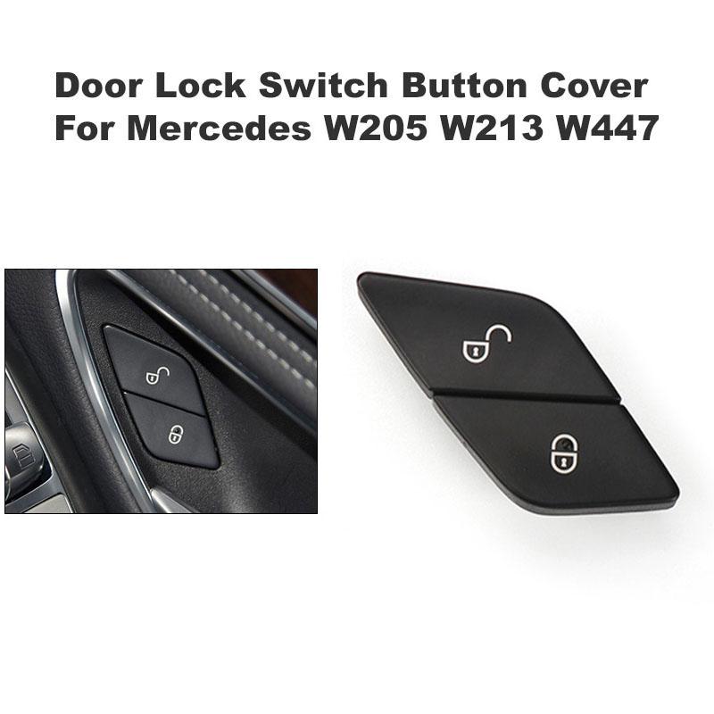 For Rhd Mercedes Car Lhd Benz C Eqc Glc V Class W205 N293 W253 W447 Interior Central Door Lock Unlock Switch Button Cover