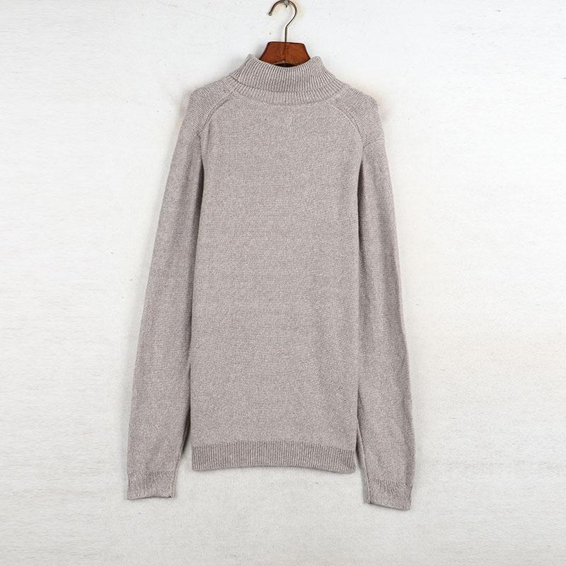 Sunshine House Autumn and Winter New Arrival Export European and American plus Size Women's Clothes Turtleneck Long Sleeves Sweater Base Knitwear
