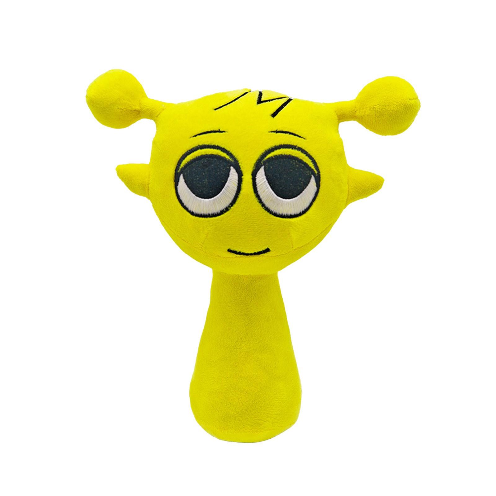 

Плюшевые игрушечные куклы вокруг игры, креативные декоративные подарочные украшения One Size жёлтый