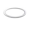 Fit For Mazda CX-5 2017-2024 Matte Silver Car Steering Wheel Center Ring Trim 1X