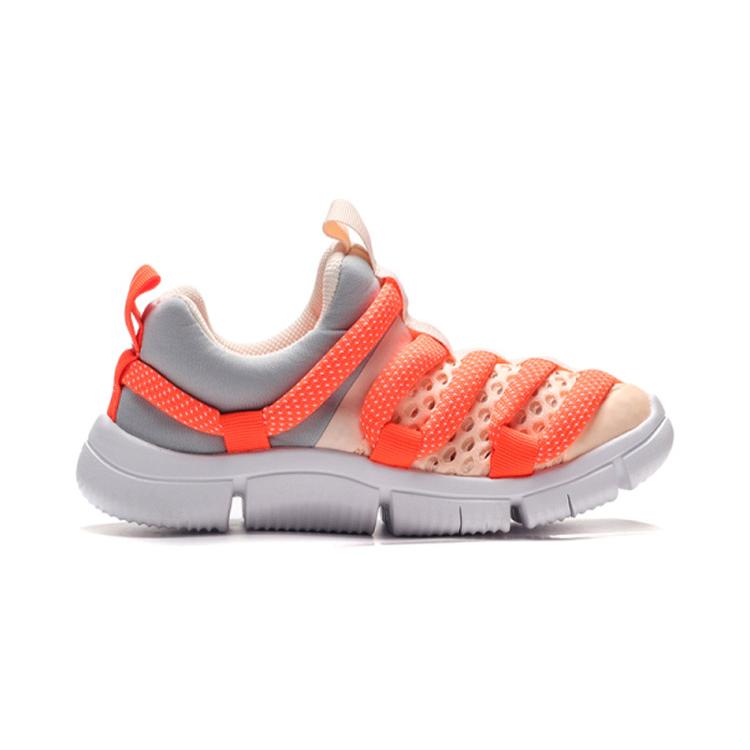New Nike Novice BR Slip-Resistant Cushioning Wear-Resistant Sports Casual Shoes White Orange Children Aged 3-7 Years Old CK0244-861