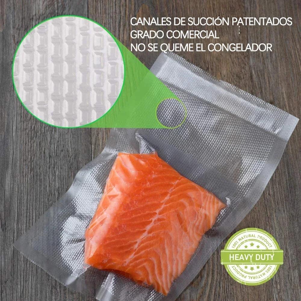 100pcs/Lot Kitchen Vacuum Sealer Bag Transparent Food Packaging Bag Fresh-Keeping Food for Food Saver Seal Storage Meal