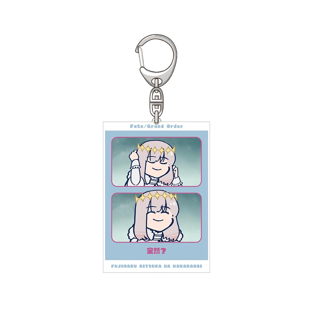 

Fate Fujimaru Ritsuka Mash Kyrielight Official square HD Acrylic Keychain Bag pendant anime goods Anime Toy Fans Charm Gifts 8 cm