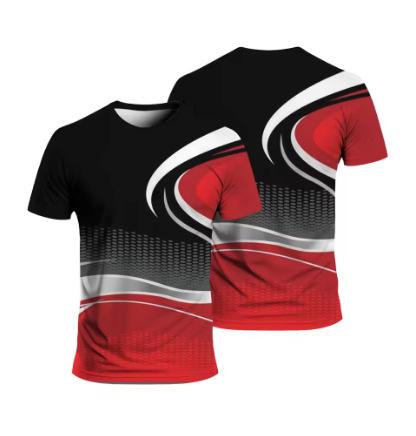 Fashion Women's T-Shirt Summer Fashion Sports Fast Drying Men and Women's Comfortable Outdoor Daily Casual Round Neck Short Sleeve T-Shirt Sports O