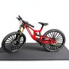 1:10 Scale Full Alloy Frame Downhill Mountain Bike Model Full Suspension Diecast Collectible Miniature Realistic Toy Gift Decor
