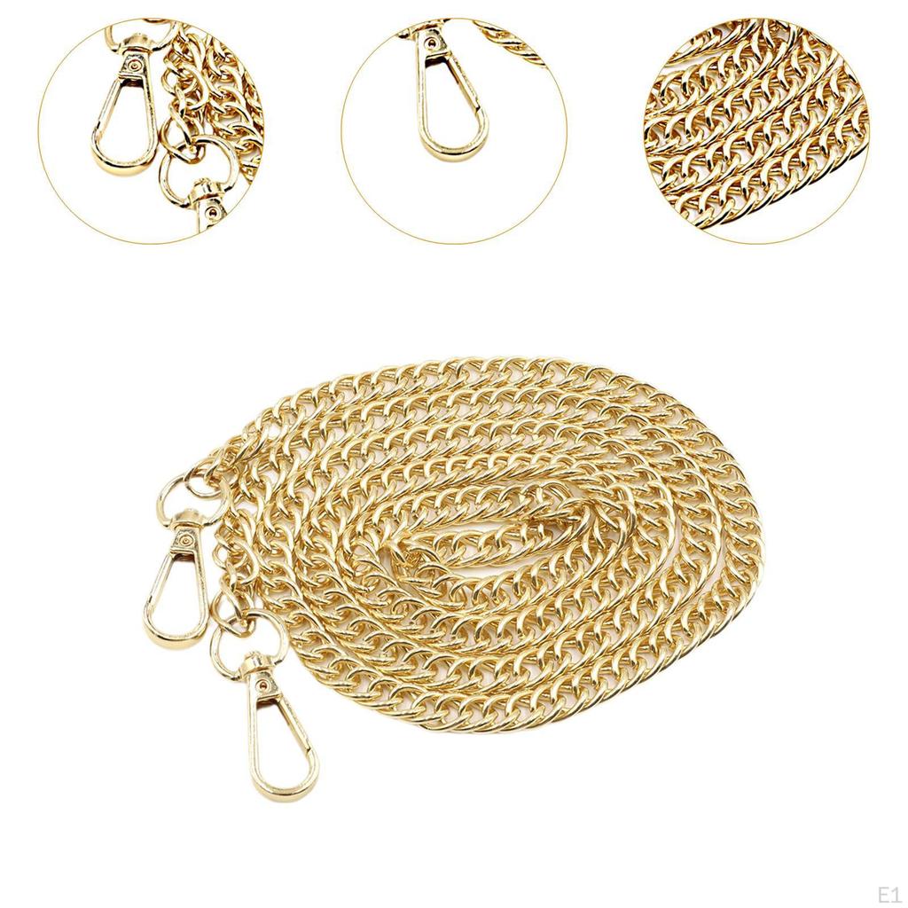47 Inch Handbag Chain Strap, Bag for Small Crossbody Bag, Clutch, DIY