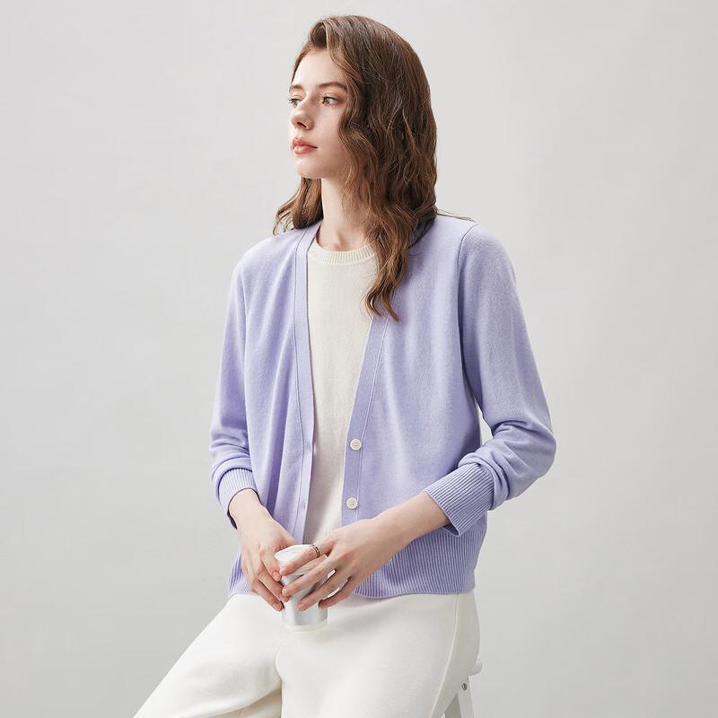 Kemengboka Women's Faux Two-Piece Knit Wool Cardigan