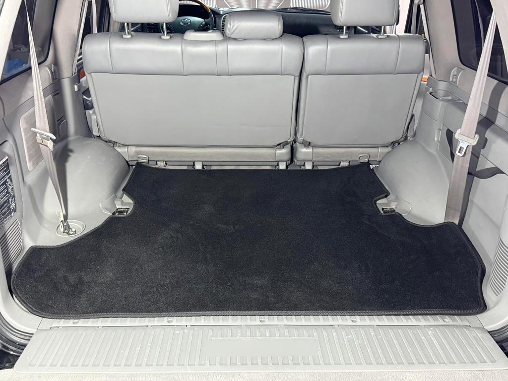 Trunk Mat Textile Premium 2 Pcs Black (7 Places) for Toyota Land Cruiser 100