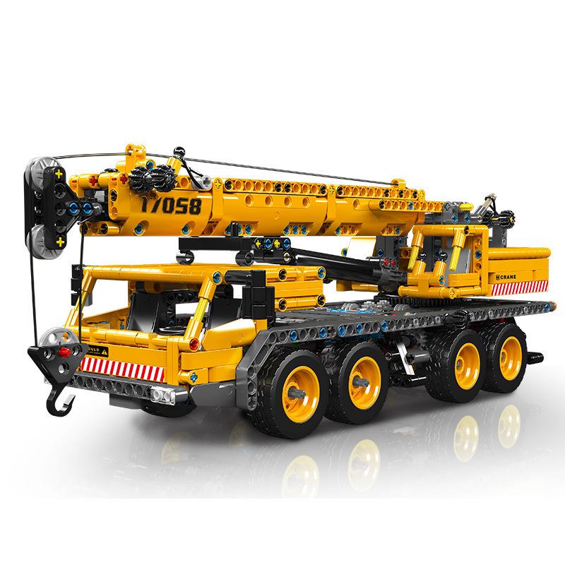 Yuxing Mechanical Crane Building Blocks Kit - Children's Educational Toy Model for Boys