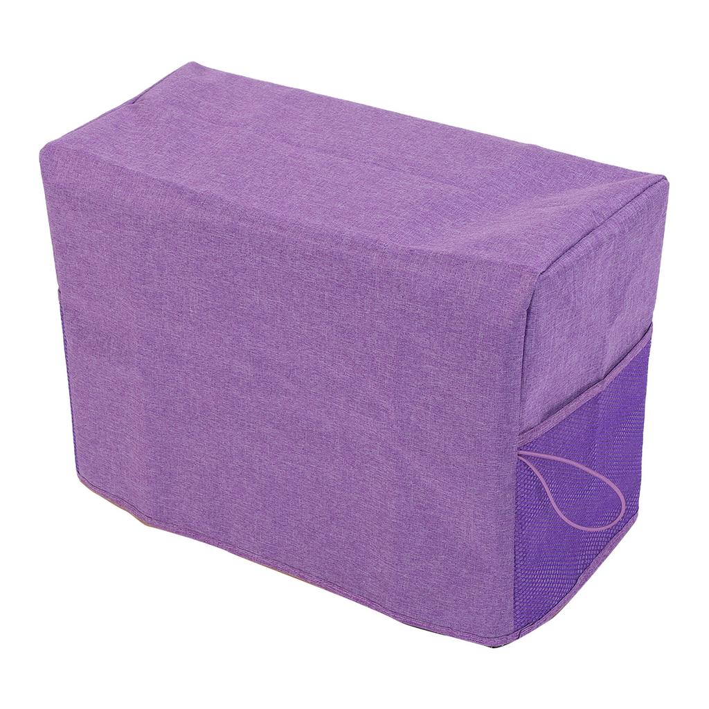 Sewing Machine Cover with Storage Pockets Polyester Protective Dust Cover 17.32x12.01x8.46in Purple