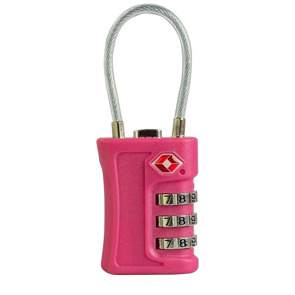 TSA Customs Code Lock Portable Anti-Theft 3 Digit Combination Password Lock Travel Luggage Security Tool Cabinet Locker Lock