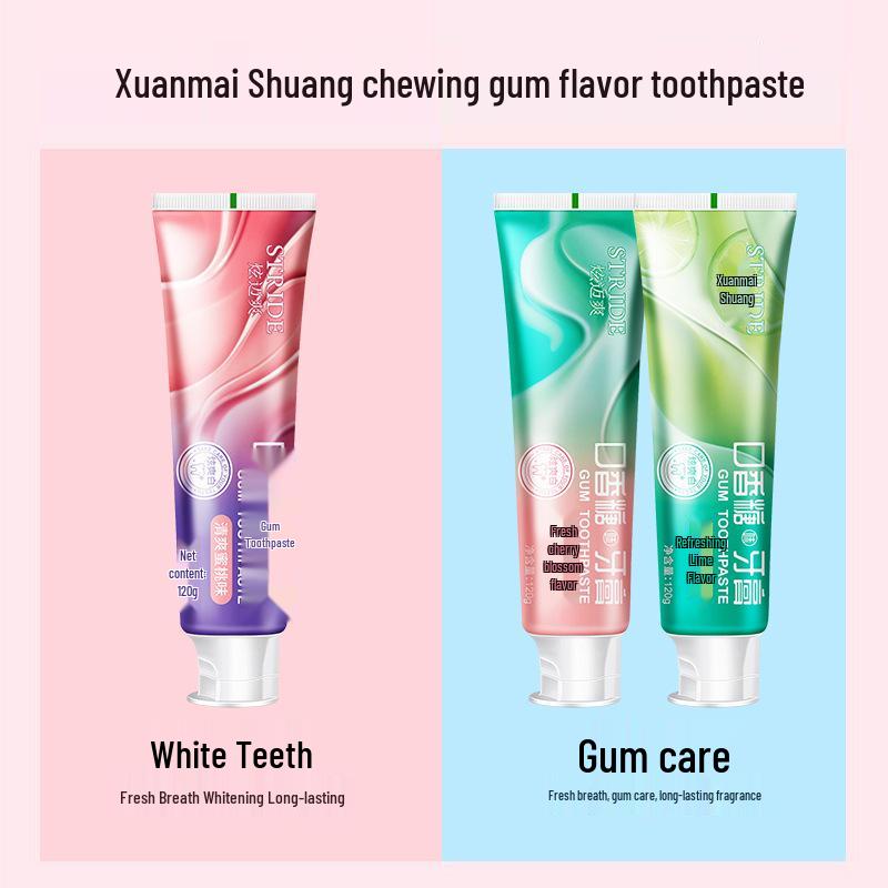 Xylit Kaugummi Zahnpasta für frischen Atem, Aufhellung und Plaqueentfernung