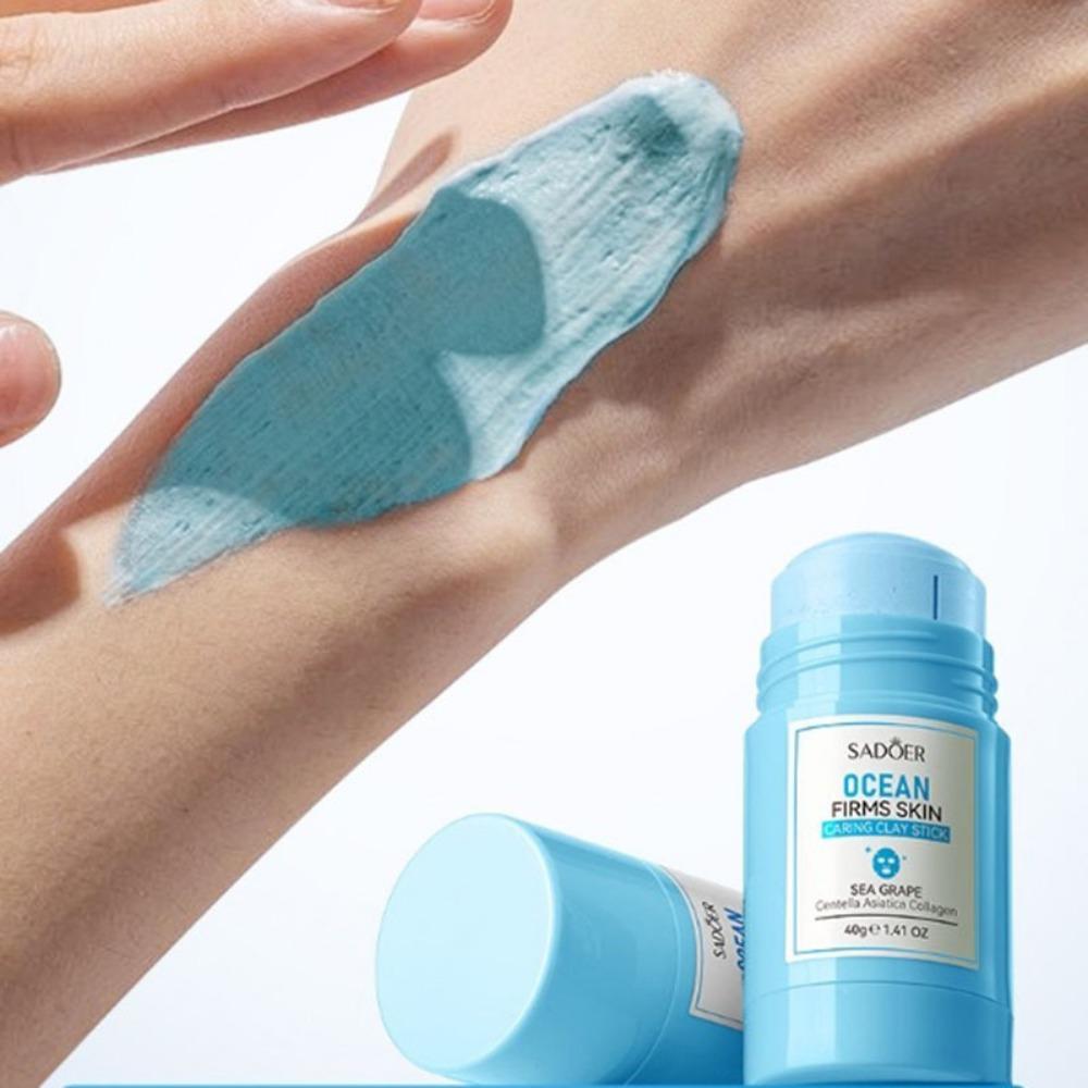 Obtenez une peau plus ferme avec le Stick Masque de Boue Raffermissant Updoo Ocean, Parfait pour l'Anti-âge !