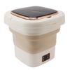 Portable Washing Machine 9L Automatic Small Foldable Bucket Washer for Dormitories Travel Business Trip