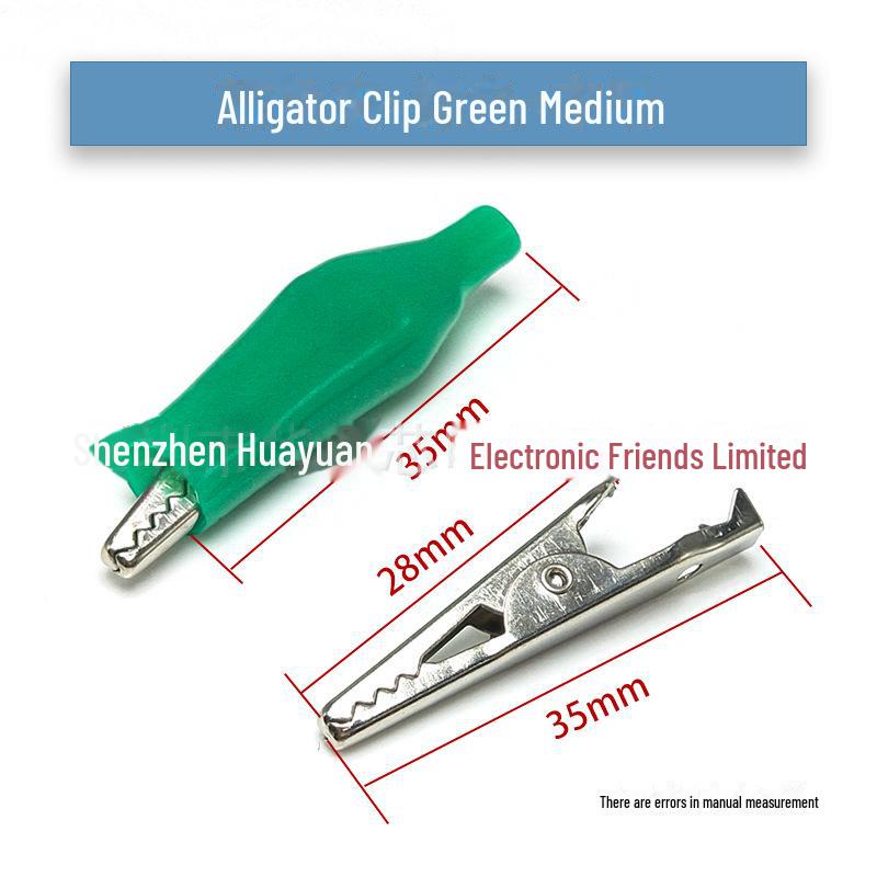 Cleme electrice tip crocodil: Cleme de testare cu teacă pentru baterii, cabluri și alimentare - mici, medii, mari