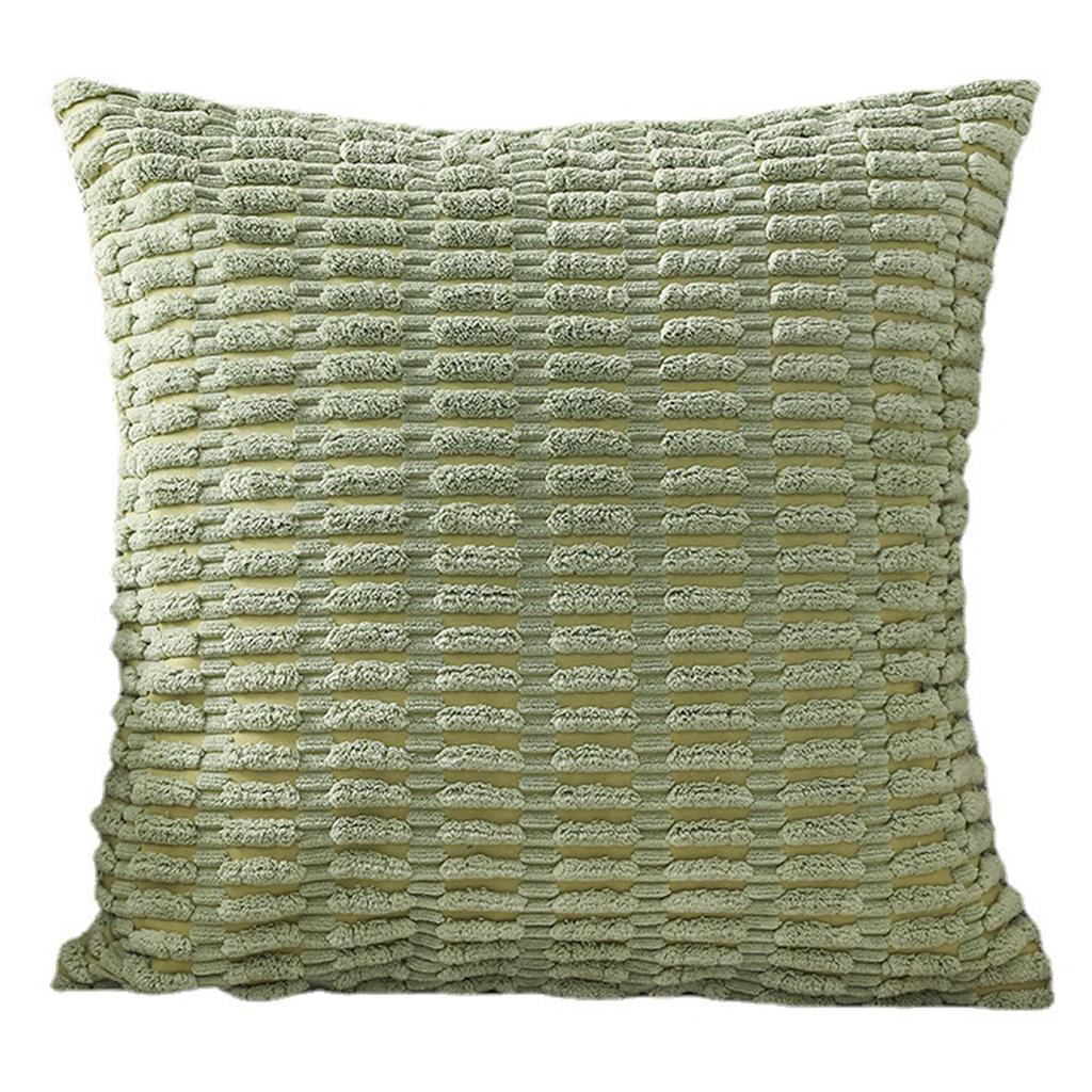 Durability Corduroy Cushion Cover with Invisible Zippered Close Enhances Any Decors Styles Standard Size 45x45cm